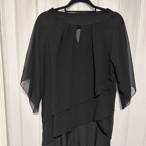 2 Piece Pants Suits Asymmetrical Hem Set